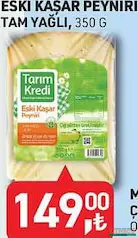 TARIM KREDİ ESKİ KAŞAR PEYNİRİ TAM YAĞLI 350 G fiyat ve kampanya bilgisi